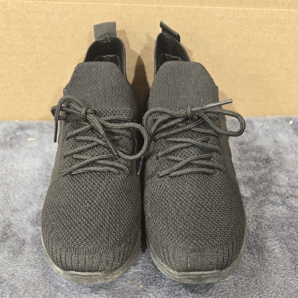 Black Knit Men's Shoes